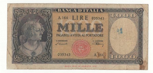 1000 lire italia ornata - 1000,