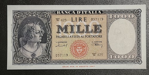 1000 lire medusa serie - 1000,