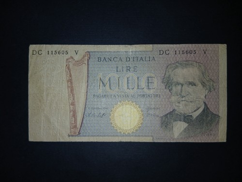 1000lire verdi tipo - 1000lire, errore