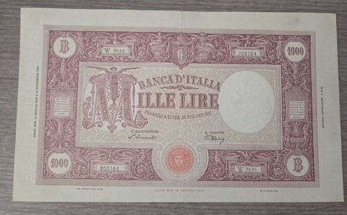 1000 lire grande medusa del - 1000, m