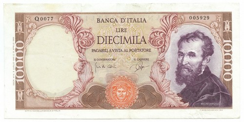 10000 lire banca italia - banca, d'italia