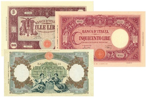 Lire 5000 testina 1947 500 - 5000,