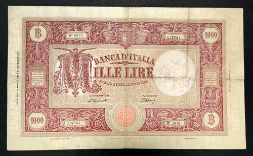 1000 lire grande - lire, "m"