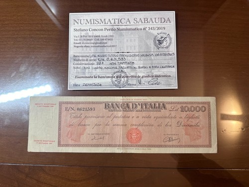 Banconota lire 10000 - lire,