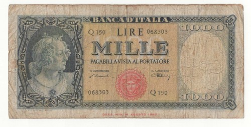 1000 lire italia ornata - 1000,