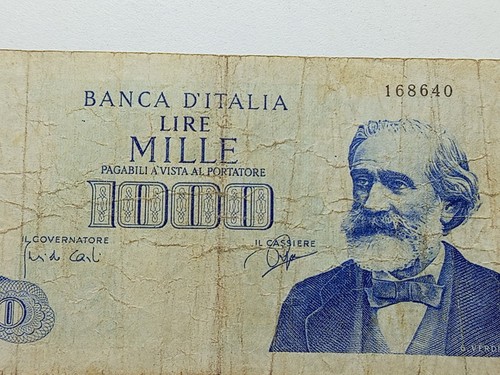 1000 lire verdi tipo - lire,