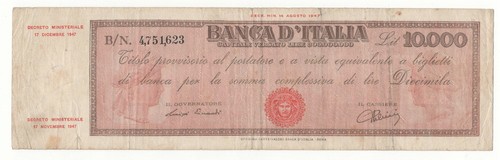 10000 lire titolo provvisorio - titolo,