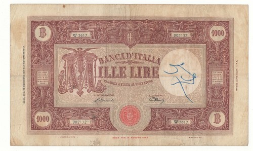 1000 lire grande - 1000,