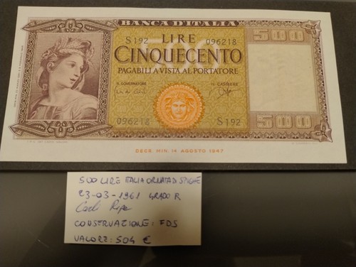 Repubblica 500 lire - repubblica,