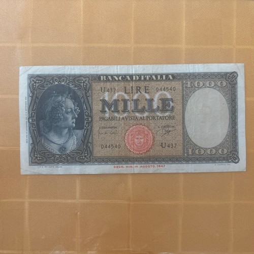 Banconota 1000 lire - banconota, medusa