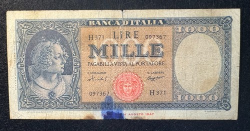 Banconota 1000 lire medusa - lire,