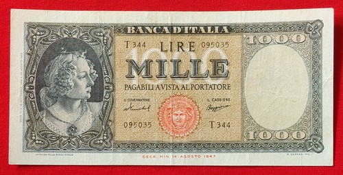 Mille lire ornata - di, perle