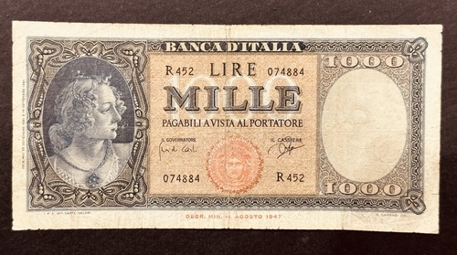 Banconota 1000 lire medusa - 1000,