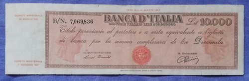 Titolo provvisorio 10000 lire - provvisorio,