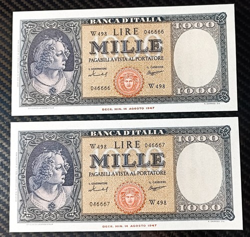 1000 lire medusa - lire,