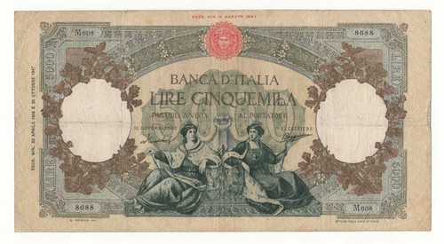 5000 lire repubbliche - lire,