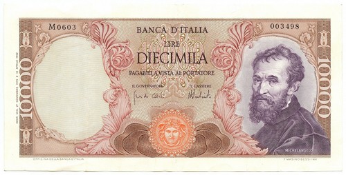 10000 lire banca italia - 10000,