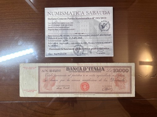 Repubblica lire 10000 titolo - repubblica,