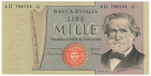 1000 lire giuseppe - lire,