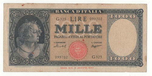 1000 lire italia ornata - 1000,
