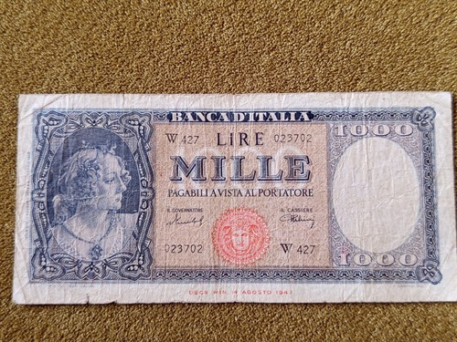 1000 lire medusa serie - 1000,