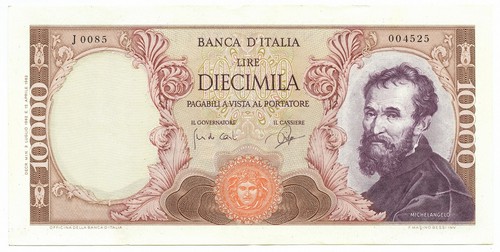 10000 lire banca - 10000,
