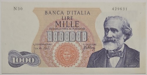 Mille 1000 lire giuseppe verdi - mille,