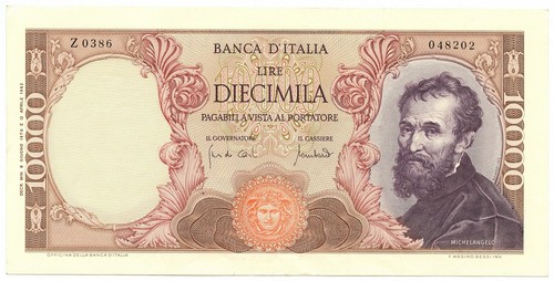 10000 lire banca - 10000,