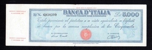 Cinquemila 5000 lire titolo - cinquemila,
