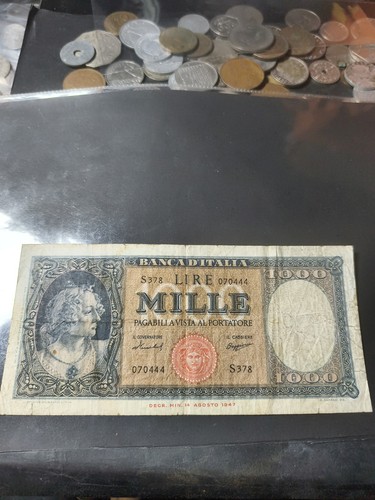 Banconota 1000 lire italia - lire,