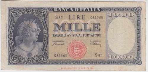 Banconota 1000 mille lire - 1000,