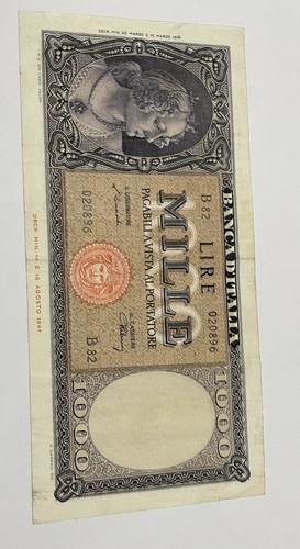 Banconota 1000 lire medusa - banconota,