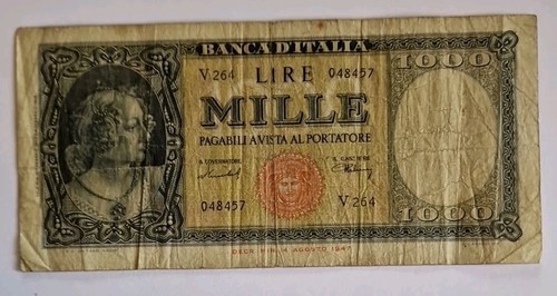Repubblica italiana lire 1000 - repubblica,