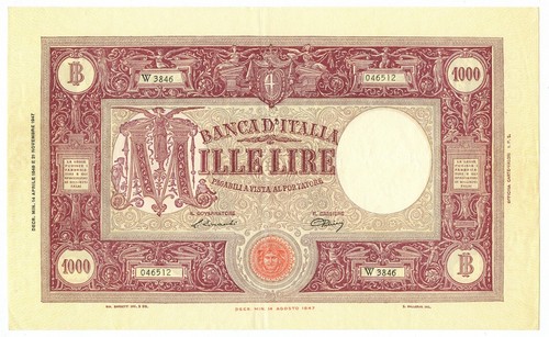 1000 lire barbetti grande - 1000, m
