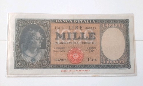 Banconota 1000 lire busto - lire,
