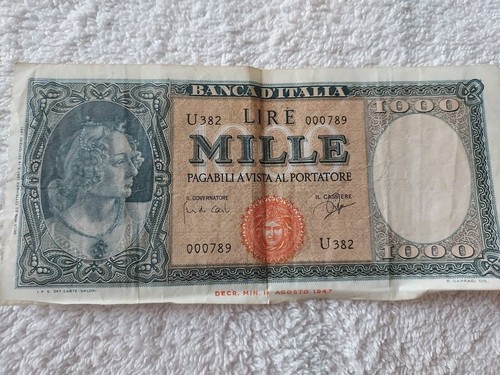 1000 lire medusa mille - lire,