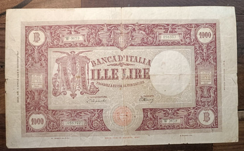 Repubblica 000 lire grande m - repubblica,